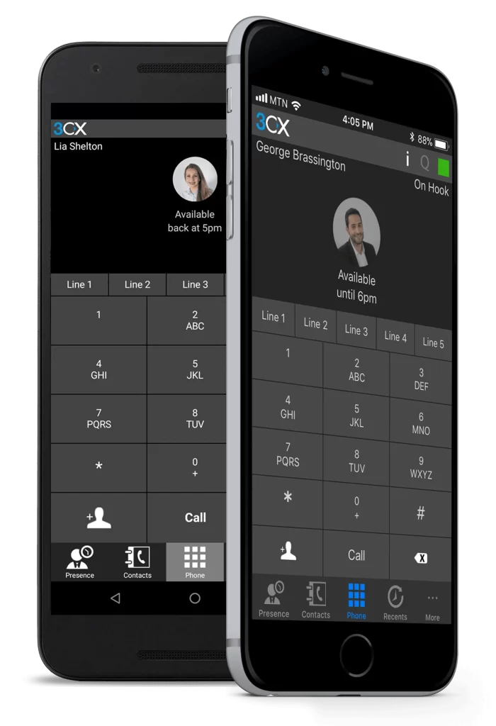 Transforme su comunicación empresarial con la Central IP 3CX disponible en Android y Apple